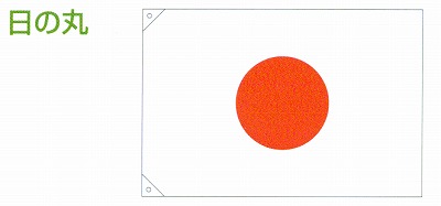 画像1: 日の丸（官公庁用）90×135 (1)
